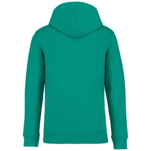 ECO-FRIENDLY UNISEX HOODED SWEATSHIRT, Gemstone Green (Pullovers)