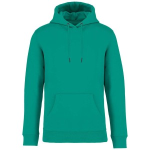 ECO-FRIENDLY UNISEX HOODED SWEATSHIRT, Gemstone Green (Pullovers)