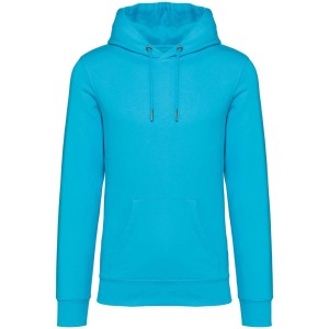 ECO-FRIENDLY UNISEX HOODED SWEATSHIRT, Light Turquoise (Pullovers)