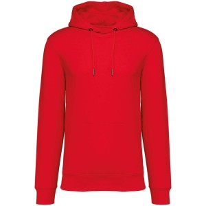 ECO-FRIENDLY UNISEX HOODED SWEATSHIRT, Poppy Red (Pullovers)