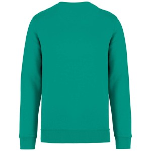 ECO-FRIENDLY UNISEX ROUND NECK SWEATSHIRT, Gemstone Green (Pullovers)