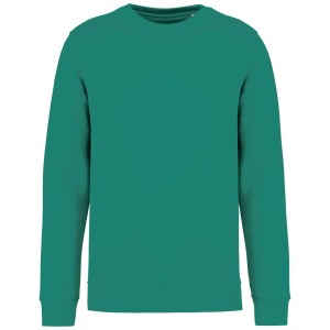 ECO-FRIENDLY UNISEX ROUND NECK SWEATSHIRT, Gemstone Green (Pullovers)