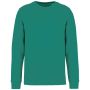 ECO-FRIENDLY UNISEX ROUND NECK SWEATSHIRT, Gemstone Green