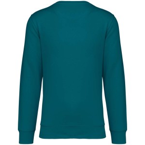 ECO-FRIENDLY UNISEX ROUND NECK SWEATSHIRT, Peacock Green (Pullovers)