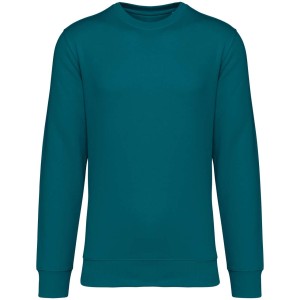 ECO-FRIENDLY UNISEX ROUND NECK SWEATSHIRT, Peacock Green (Pullovers)