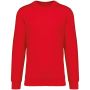 ECO-FRIENDLY UNISEX ROUND NECK SWEATSHIRT, Poppy Red