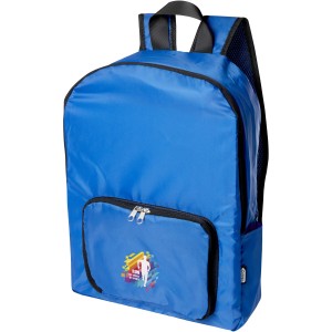 EcoFold RPET foldable backpack 15L, Royal blue (Rucksack)
