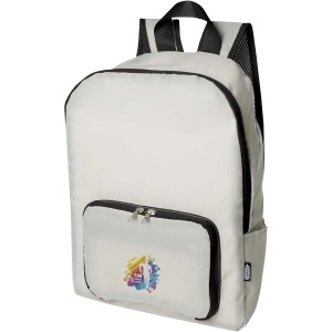 EcoFold RPET foldable backpack 15L, Sandstone (Rucksack)