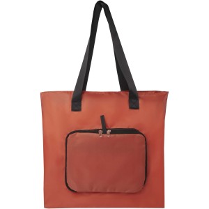 EcoFold RPET foldable tote bag 16L, Brick (Einkaufstaschen)