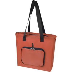EcoFold RPET foldable tote bag 16L, Brick (Einkaufstaschen)