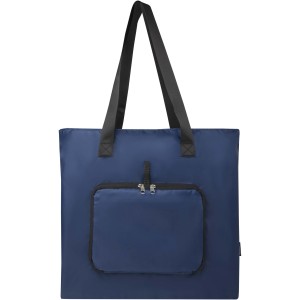 EcoFold RPET foldable tote bag 16L, Navy (Einkaufstaschen)