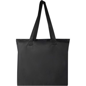 EcoFold RPET foldable tote bag 16L, Solid black (Einkaufstaschen)