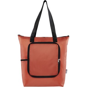 EcoFold RPET foldable tote cooler bag 15L, Brick (Khlboxen)