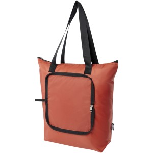 EcoFold RPET foldable tote cooler bag 15L, Brick (Khlboxen)