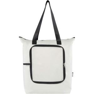 EcoFold RPET foldable tote cooler bag 15L, Sandstone (Khlboxen)