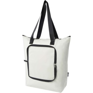 EcoFold RPET foldable tote cooler bag 15L, Sandstone (Khlboxen)