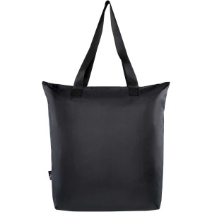 EcoFold RPET foldable tote cooler bag 15L, Solid black (Khlboxen)