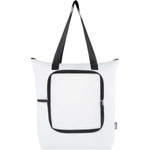 EcoFold RPET foldable tote cooler bag 15L, White (Khlboxen)