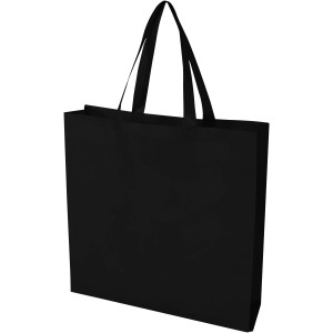 EcoSeal GRS recycled nonwoven gusset tote bag 12L, Solid bla <font size=1>[ENG]</font>