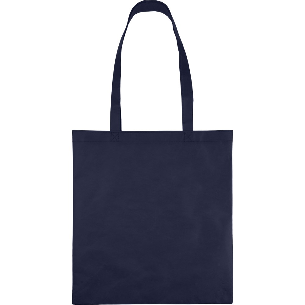 Nonwoven (80 gsm) shopping bag Taye, blue (Einkaufstaschen)