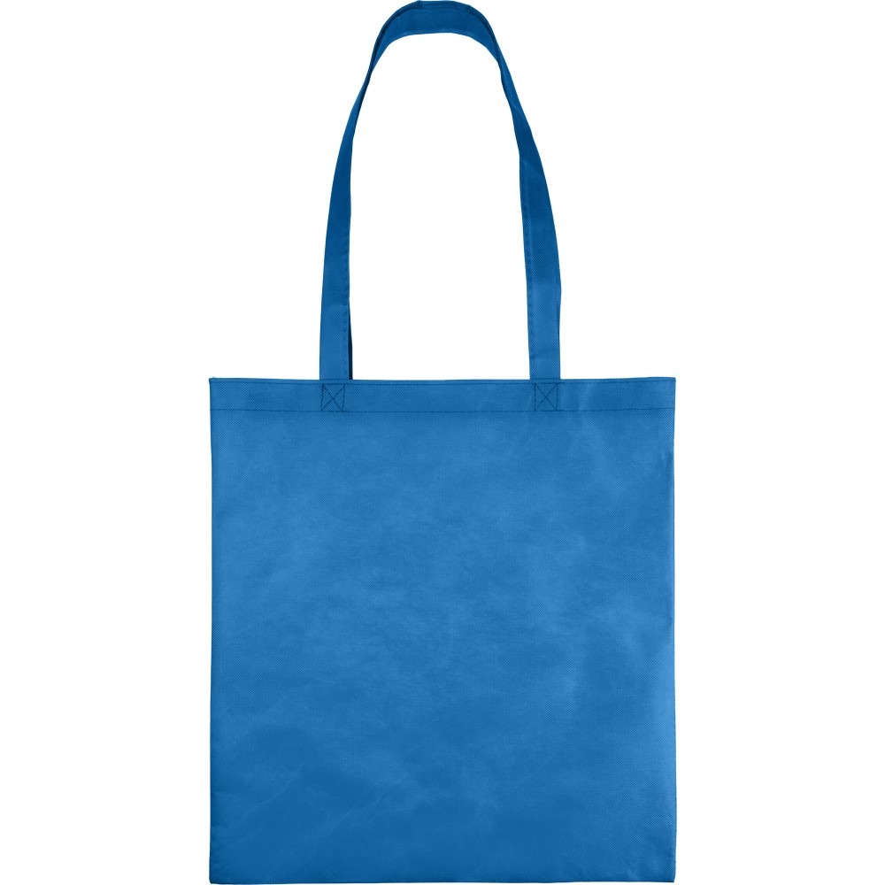 Nonwoven (80 gsm) shopping bag Taye, light blue (Einkaufstaschen)