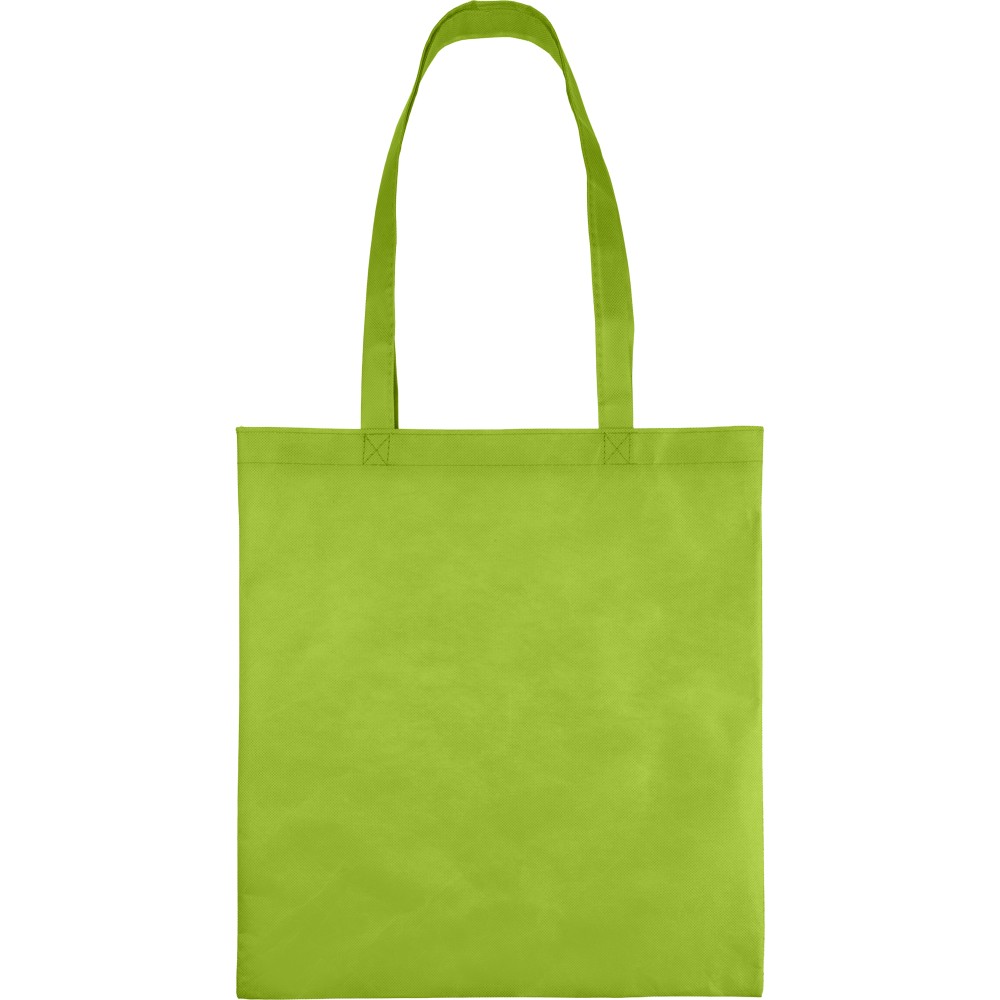 Nonwoven (80 gsm) shopping bag Taye, lime (Einkaufstaschen)