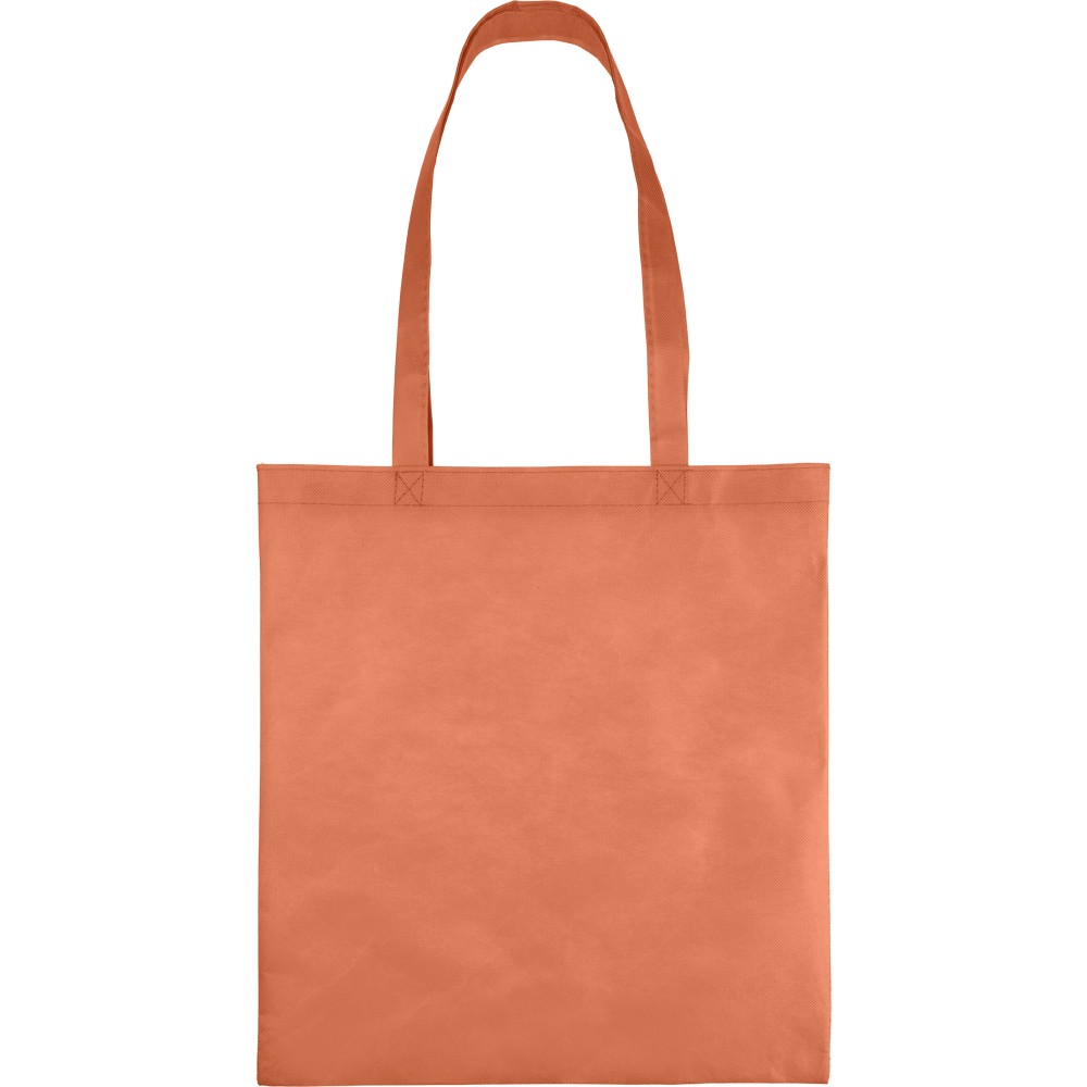 Nonwoven (80 gsm) shopping bag Taye, orange (Einkaufstaschen)