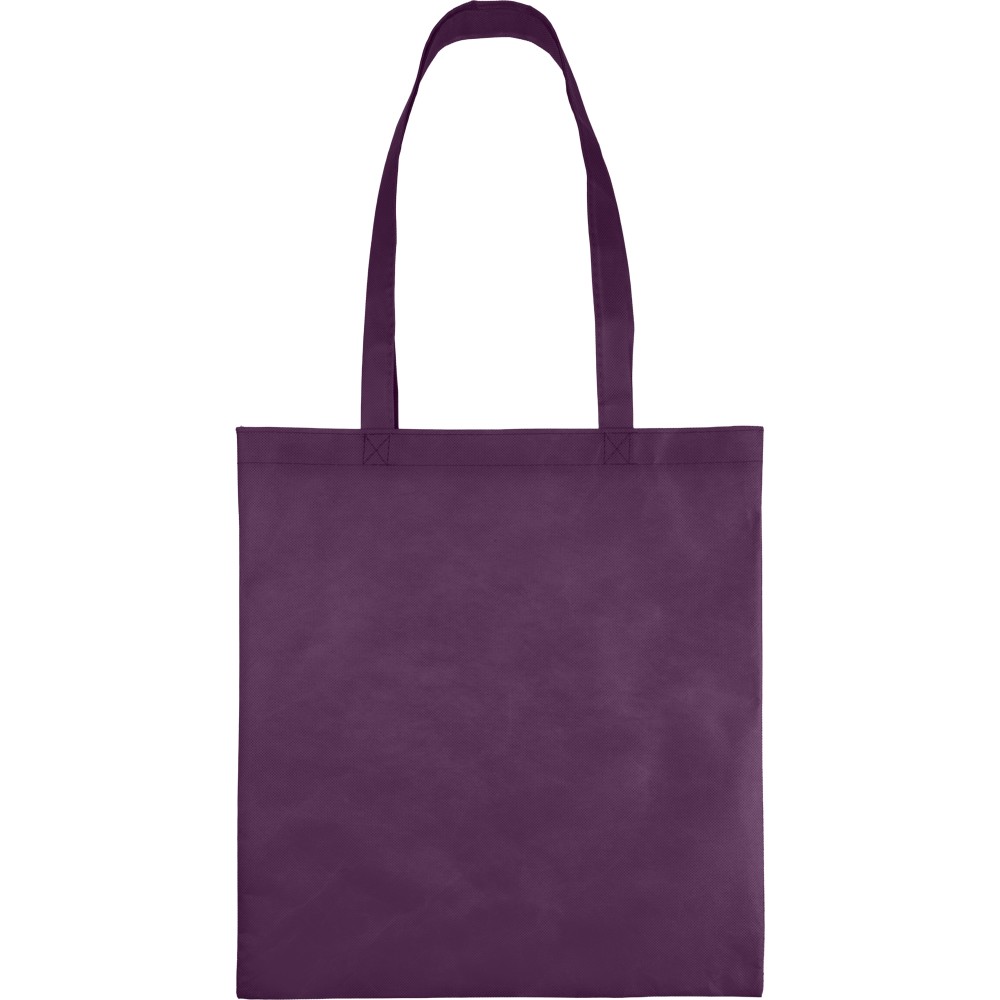 Nonwoven (80 gsm) shopping bag Taye, purple (Einkaufstaschen)