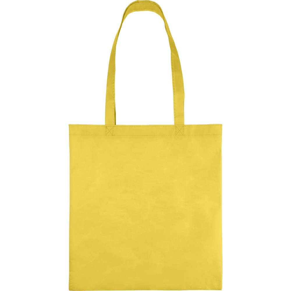 Nonwoven (80 gsm) shopping bag Taye, yellow (Einkaufstaschen)