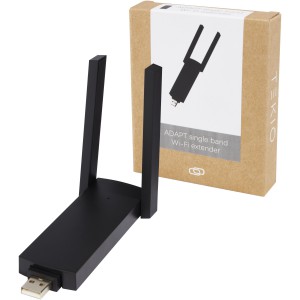 ADAPT single band Wi-Fi extender, Solid black (Eletronics cables, adapters)