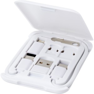 Savvy recycled plastic modular charging cable with phone hol (Eletronics cables, adapters)
