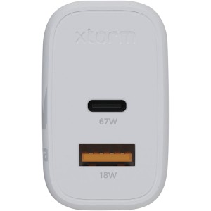 Xtorm XEC067 GaN2 Ultra 67W wall charger, White (Eletronics cables, adapters)