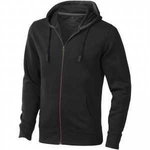 Arora Kapuzensweatjacke fr Herren, schwarz