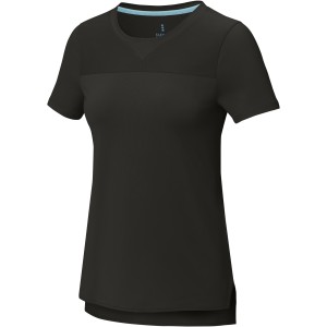 Elevate Borax short sleeve women's GRS recycled cool fit t-shirt, Solid black <font size=1>[ENG]</font>