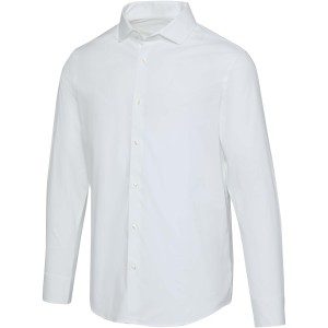 Carnelian poplin men's shirt, White <font size=1>[ENG]</font>