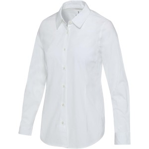 Carnelian poplin women's shirt, White <font size=1>[ENG]</font>