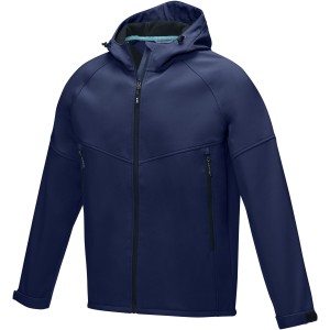 Coltan men's GRS recycled softshell jacket, Navy <font size=1>[ENG]</font>