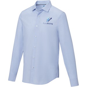Elevate Cuprite long sleeve men's  organic shirt, Light blue (Hemden)
