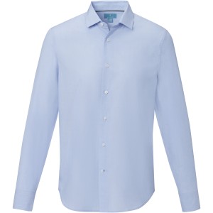 Elevate Cuprite long sleeve men's  organic shirt, Light blue (Hemden)