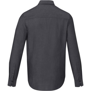 Elevate Cuprite long sleeve men's  organic shirt, Solid black (Hemden)