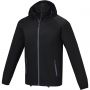 Elevate Dinlas men's lightweight jacket, Solid black