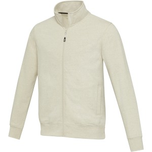 Galena unisex Aware<sup>™</sup> recycled full zip sweater, Oatmeal <font size=1>[ENG]</font>