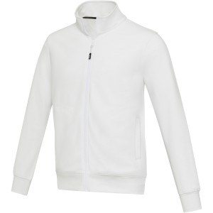Galena unisex Aware<sup>™</sup> recycled full zip sweater, White <font size=1>[ENG]</font>