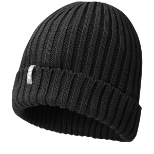 Ives Strickmtze aus Bio Baumwolle, schwarz