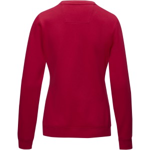 Elevate Jasper women's GOTS organic GRS recycled crewneck sweater, Red (Pullovers)