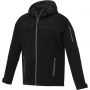 Elevate Match men's softshell jacket, Solid black