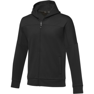 Elevate Nubia men's performance full zip knit jacket, Solid black <font size=1>[ENG]</font>