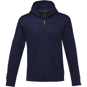 Elevate Nubia men's performance full zip knit jacket, Navy (Pullovers)