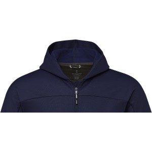 Elevate Nubia men's performance full zip knit jacket, Navy (Pullovers)