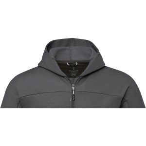 Elevate Nubia men's performance full zip knit jacket, Storm grey (Pullovers)